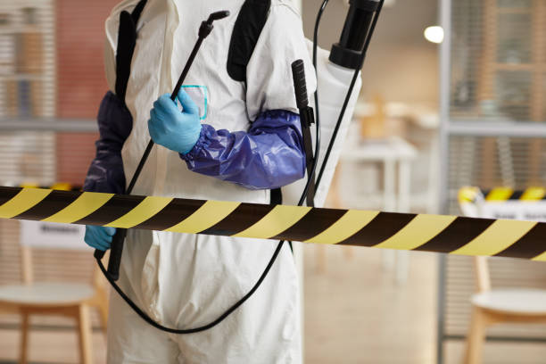 Professional Biohazard Cleanup technician working in Earth City, MO